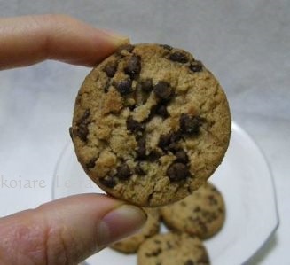 メール・プラールチョコチップクッキーの見た目