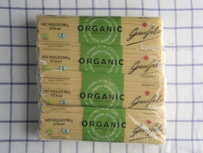 ガロファロ・オーガニックスパゲッティのパッケージデザイン