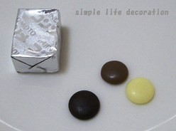 インペリアルチョコレートチップスの大きさ比較